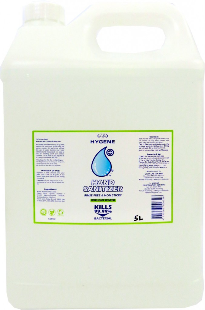 HAND SANITIZER GEL 5L.54000